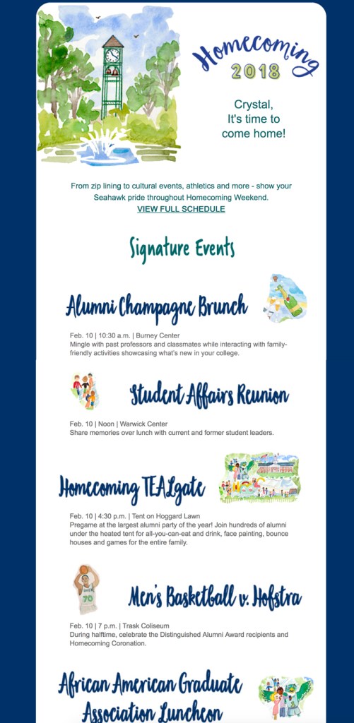 Homecoming 2018 Email