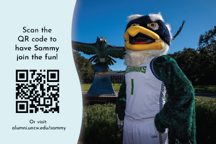QR code to scan for interaction with Sammy